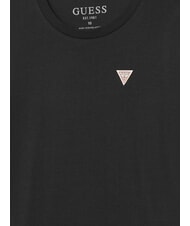 GUESS KIDS Kurz&auml;rmeliges T-Shirt mit Logo-Wappen jetbla - Kinder-T-Shirt - 3