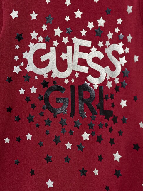 KIDS Langarm-T-Shirt f&uuml;r M&auml;dchen mit Aufdruck Ballsaal rot - Kinder-T-Shirt