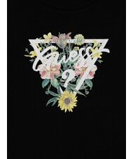 GUESS KIDS M&auml;dchen-T-Shirt mit Blumenmuster jetbla - Kinder-T-Shirt - 3