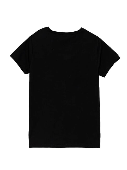 KIDS MINI ME Kurzarm-T-Shirt f&uuml;r M&auml;dchen mit Stickerei jetbla - Kinder-T-Shirt