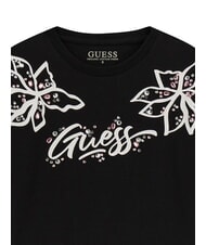 GUESS KIDS Kurz&auml;rmeliges T-Shirt mit Applikationen jetbla - Kinder-T-Shirt - 3