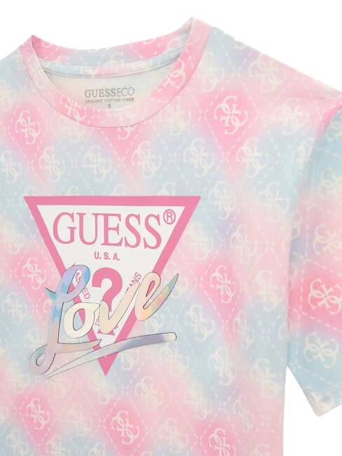 KIDS Kurzarm-T-Shirt f&uuml;r M&auml;dchen Regenbogen-Multi-Kombination - Kinder-T-Shirt