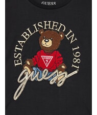 GUESS KIDS Lang&auml;rmeliges T-Shirt mit Teddyb&auml;r jetbla - Kinder-T-Shirt - 3