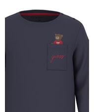 GUESS KIDS Lang&auml;rmeliges T-Shirt mit Tasche smartblue - Kinder-T-Shirt - 3