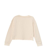 GUESS KIDS M&auml;dchen-Sweatshirt mit Rundhalsausschnitt und Logostickerei Pfirsich-Pfingstrosen - Sweatshirts Kinder - 2