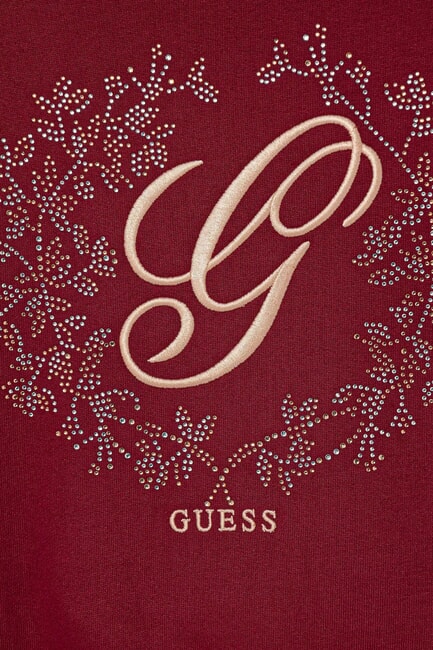 KIDS M&auml;dchen-Sweatshirt mit Rundhalsausschnitt Ballsaal rot - Sweatshirts Kinder