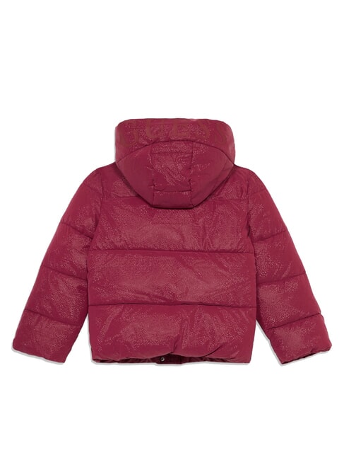 KIDS MINI ME Wattierte Daunenjacke mit Kapuze Ballsaal rot - Kinder Jacken