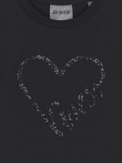 KIDS MINI ME Baumwoll-T-Shirt mit Pailletten jetbla - Kinder-T-Shirt