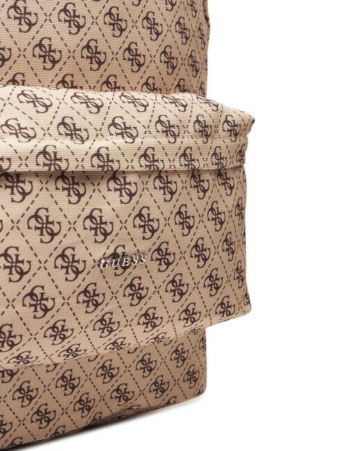 GIRL Rucksack aus Stoff mit Logo 4g aop beige wei&szlig; - Damentaschen