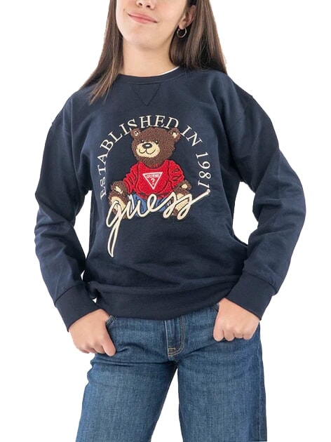 KIDS ACTIVE M&auml;dchen-Sweatshirt mit Rundhalsausschnitt smartblue - Sweatshirts Kinder