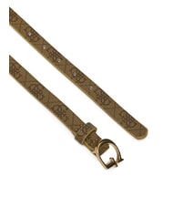 GUESS KIDS MINI ME M&auml;dcheng&uuml;rtel mit Logodruck 4g aop beige wei&szlig; - Kinderg&uuml;rtel - 3