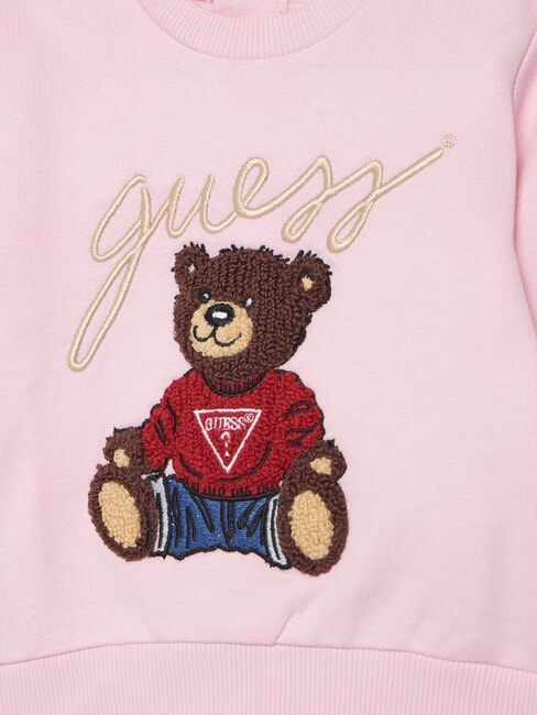 ACTIVE M&auml;dchen-Sweatshirt mit Rundhalsausschnitt Zuckerwatte rosa - Sweatshirts Kinder
