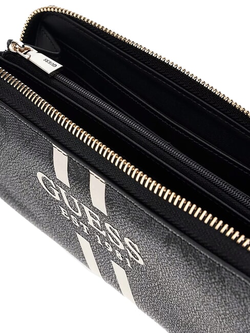 LAUREL 2 Gro&szlig;e Geldb&ouml;rse mit Rei&szlig;verschluss Kohle - Brieftaschen Damen