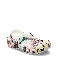 CROCS CLASSIC TIEDYE Damen-Sabotpantoffeln mit Aufdruck mehrfarbig/wei&szlig; - Damenschuhe - 2