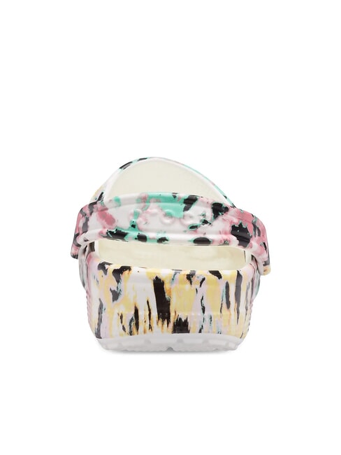 CLASSIC TIEDYE Damen-Sabotpantoffeln mit Aufdruck mehrfarbig/wei&szlig; - Damenschuhe