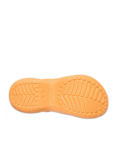 CLASSIC BAE Klobige Sabot-Pantoffeln Orangen-Eis am Stiel - Damenschuhe