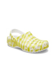 CROCS CLASSIC GINGHAM Damen-Slipper mit Print Taglilie - Damenschuhe - 2
