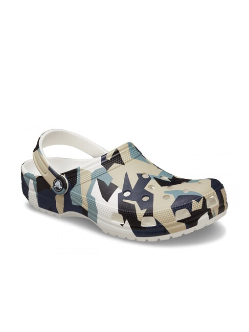 GEO CAMO Unisex-Hausschuhe mit Aufdruck wei&szlig; / mehrfarbig - Schuhe Unisex