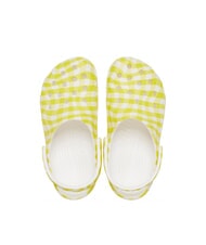 CROCS CLASSIC GINGHAM Damen-Slipper mit Print Taglilie - Damenschuhe - 3