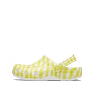 CROCS CLASSIC GINGHAM Damen-Slipper mit Print Taglilie - Damenschuhe - 4
