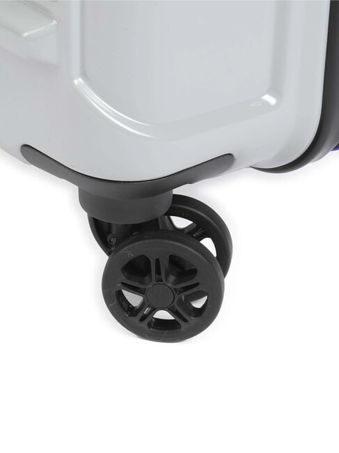 CAMPIONARIO - REMPART Erweiterbarer Handgep&auml;cktrolley SILBER - Handgep&auml;ck