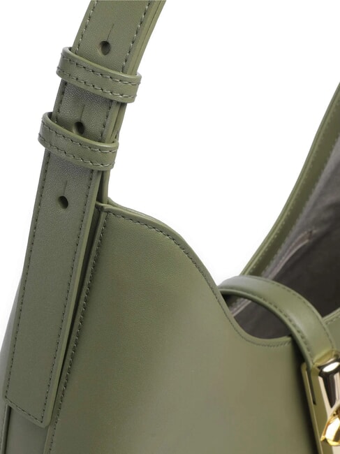 GOCCIA Umh&auml;ngetasche aus Leder Avocado - Damentaschen