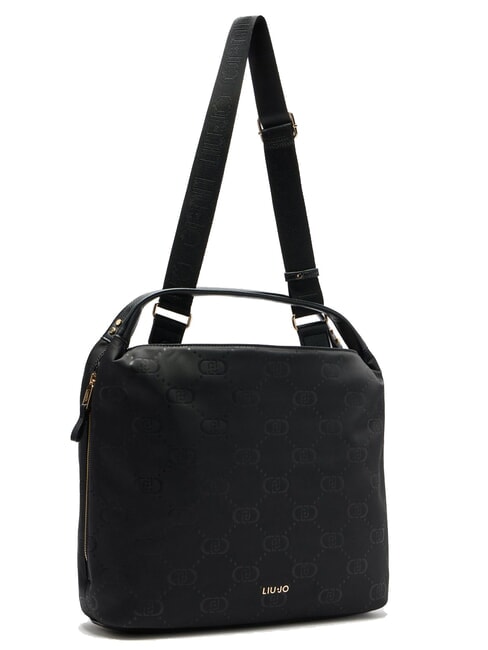 KALISKA Schultertasche mit Schultergurt SCHWARZ - Damentaschen