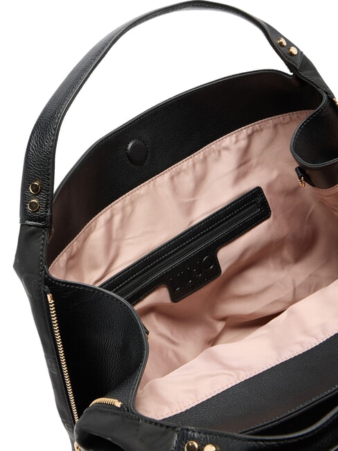 KALISKA Schultertasche mit Schultergurt SCHWARZ - Damentaschen