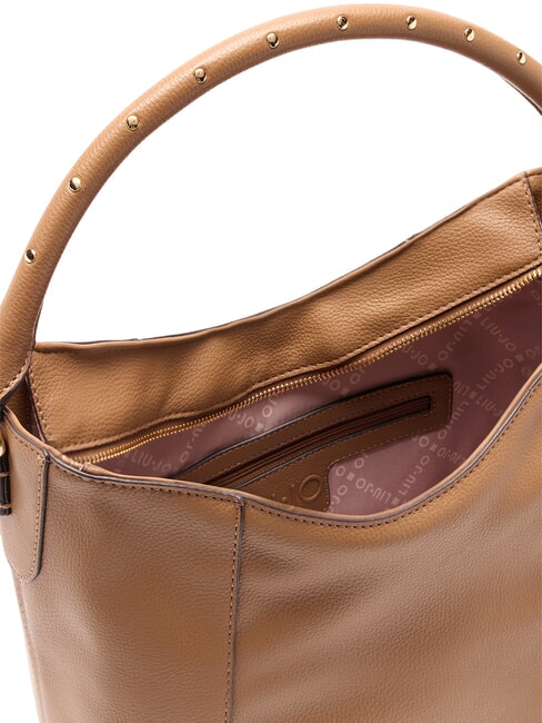 EVRIM Schultertasche im Hobo-Stil Wildleder- - Damentaschen