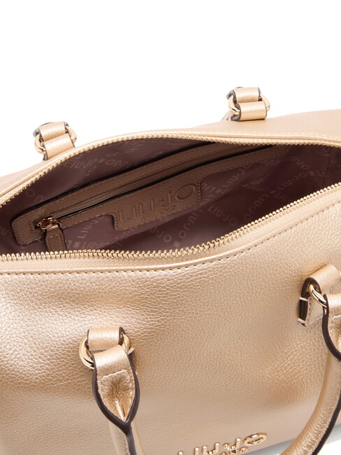 EVRIM Kofferraumtasche mit Nieten Hell Gold - Damentaschen