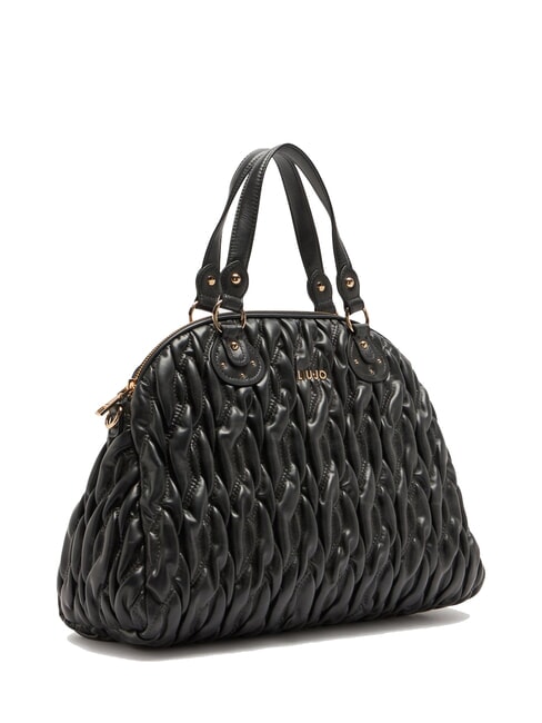 AJDE Handtasche mit Schulterriemen SCHWARZ - Damentaschen