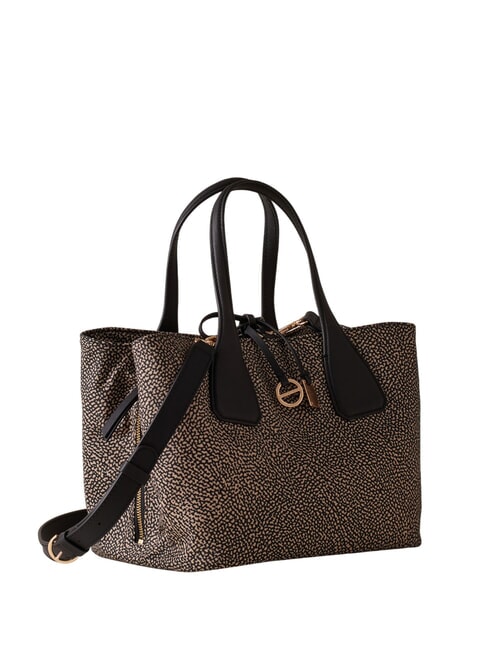 VIS-A-VIS Handtasche mit Schulterriemen OP / NATUR / SCHWARZ - Damentaschen