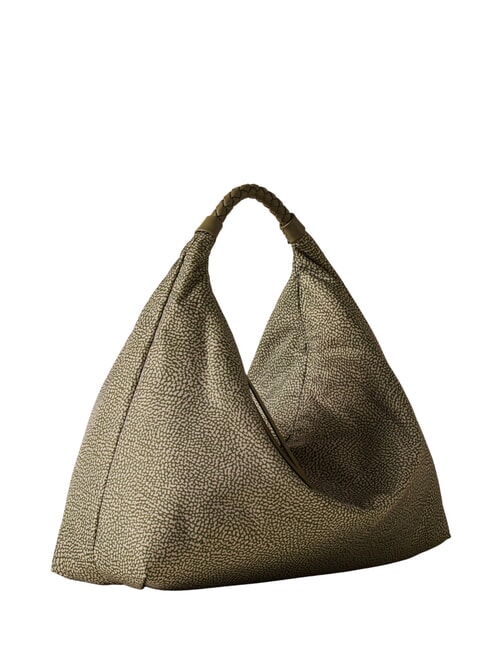 PLIE Mittelgro&szlig;e Hobo-Tasche Olive - Damentaschen