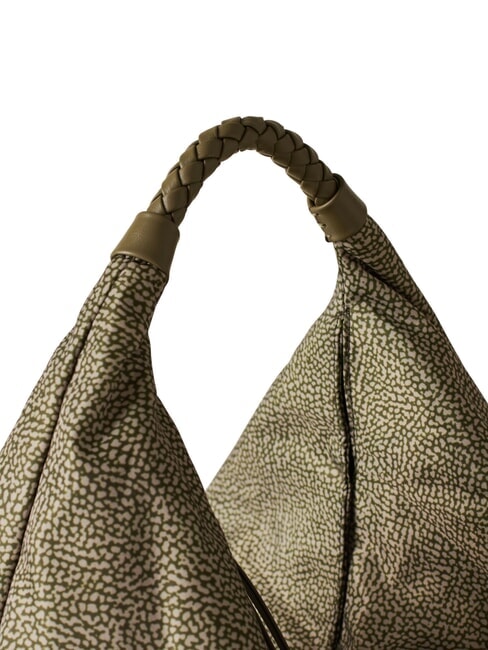 PLIE Mittelgro&szlig;e Hobo-Tasche Olive - Damentaschen