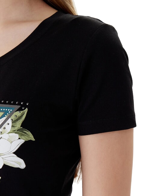 CAMELIA TRIANGLE Kurz&auml;rmeliges T-Shirt mit Aufdruck und Applikationen jetbla - T-Shirts und Tops f&uuml;r Damen