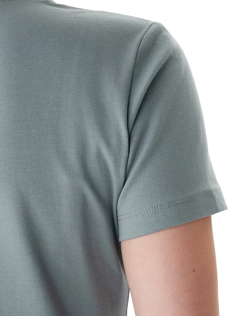 CAMELIA TRIANGLE Kurz&auml;rmeliges T-Shirt mit Aufdruck und Applikationen Heavy Metal Grau - T-Shirts und Tops f&uuml;r Damen