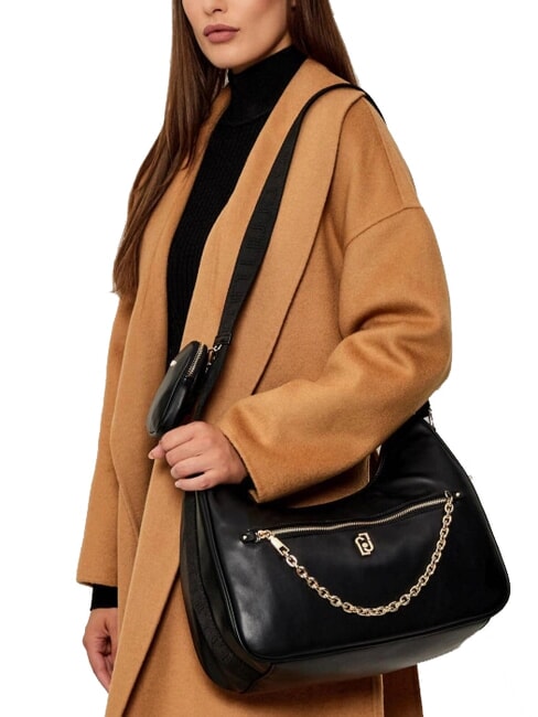 HALONA Umh&auml;ngetasche SCHWARZ - Damentaschen