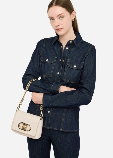 LAPUFFY Mini-Schultertasche Marmor - Damentaschen