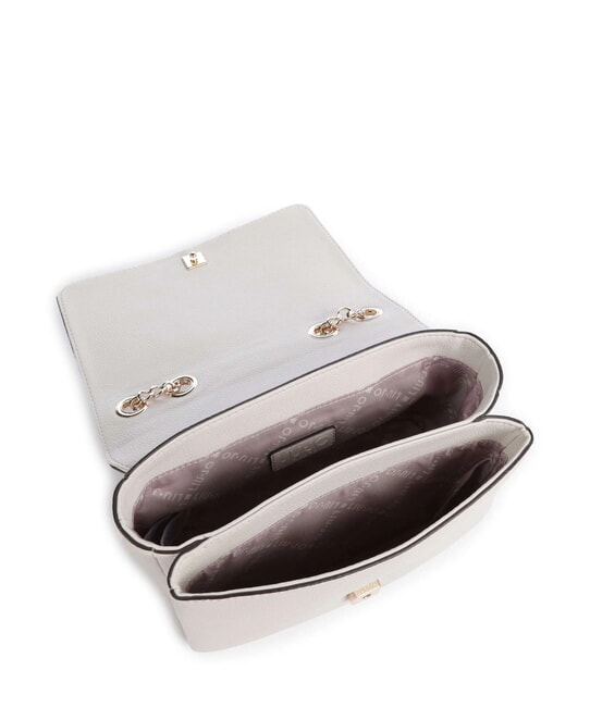 CALIWEN Wandelbare Umh&auml;ngetasche mit Kette Marmor - Damentaschen