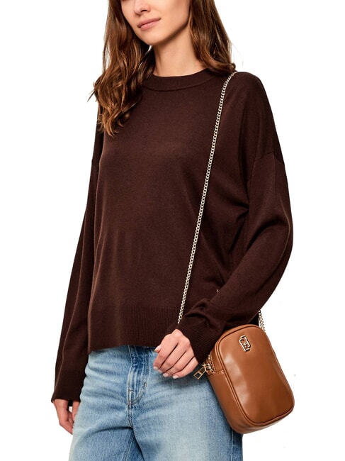 ACHALA Smartphone-Schultertasche Wildleder- - Damentaschen