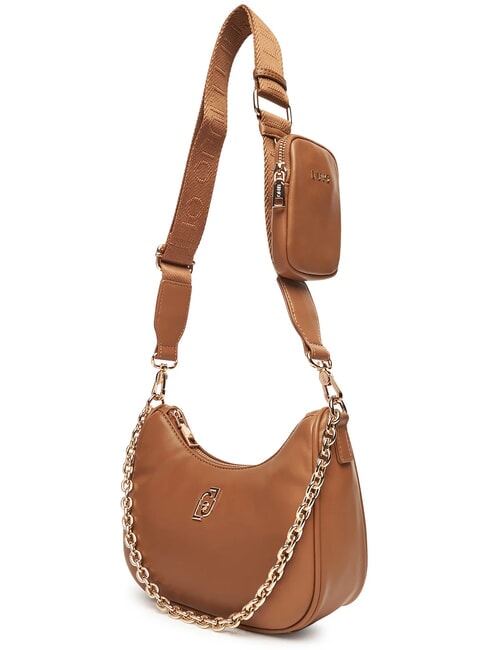 ACHALA Kleine Tasche mit Kette und Beutel Wildleder- - Damentaschen