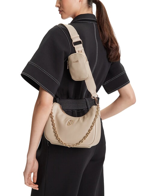 ACHALA Kleine Tasche mit Kette und Beutel NEUTRAL - Damentaschen