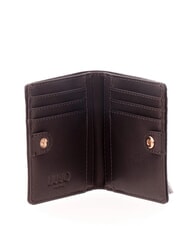 LIUJO CALIWEN Kleines, zweifach gefaltetes Portemonnaie dunkles helles Metall - Brieftaschen Damen - 2