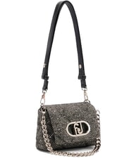 LIUJO LAPUFFY Mini-Schultertasche mit Schultergurt SCHWARZ - Damentaschen - 2