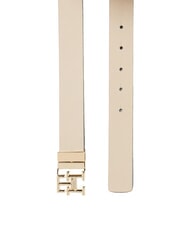 TOMMY HILFIGER TH LOGO Wendbarer Lederg&uuml;rtel W&uuml;stenkhaki-Melange - G&uuml;rtel - 3