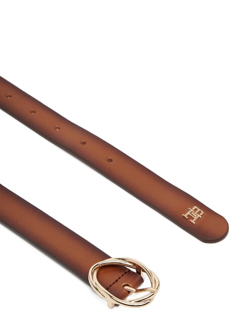 TH CHIC BURNISHED Damenlederg&uuml;rtel Cognac / Zuckerrohr Mono - G&uuml;rtel