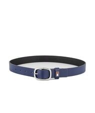 TOMMY HILFIGER TOMMY JEANS OVAL  Verk&uuml;rzbarer Lederg&uuml;rtel Yale Navy - G&uuml;rtel - 3