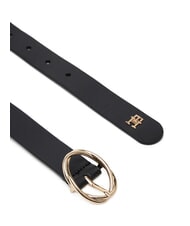 TOMMY HILFIGER TH CHIC Damenlederg&uuml;rtel Schwarz - G&uuml;rtel - 2