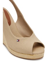 TOMMY HILFIGER TH Espadrilles mit hohem Keilabsatz Meerrettich - Damenschuhe - 4