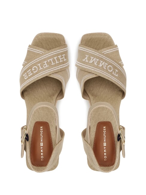 TH Keilsandalen aus Canvas Meerrettich - Damenschuhe